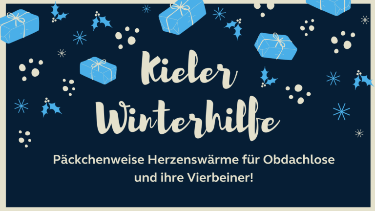 Kiel-Marketing unterstützt wieder Winterhilfe für Obdachlose und ihre Vierbeiner
