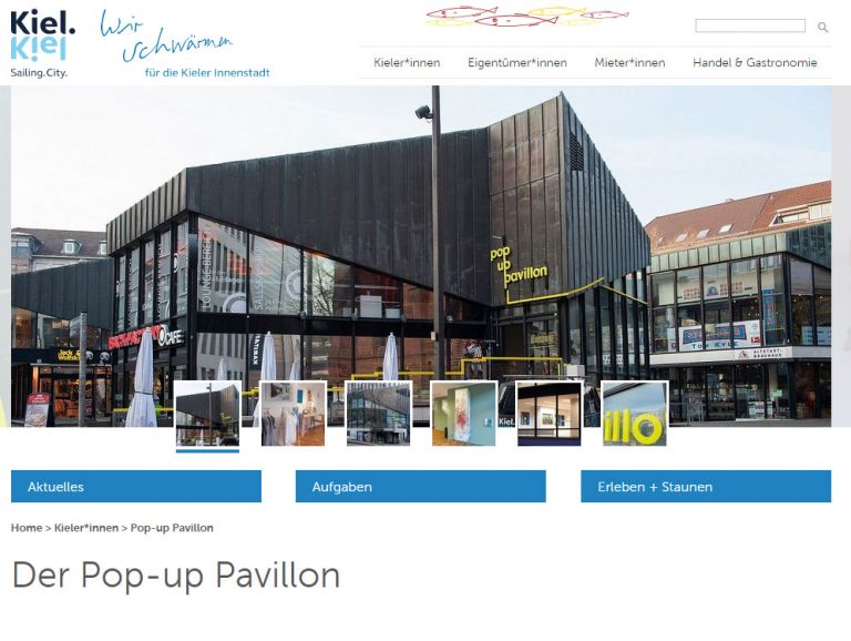 Jahresprogramm 2022 im Pop Up Pavillon Kiel steht fest!