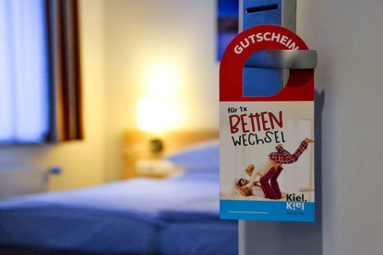 Kieler Bettenwechsel für eine Verwöhn-Auszeit in der eigenen Stadt