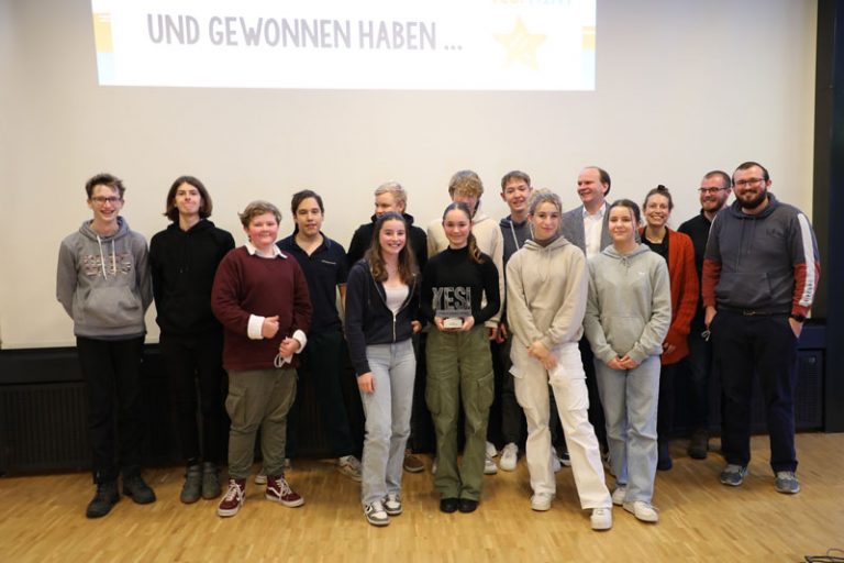 Schulteam der Heinrich-Heine-Schule Heikendorf gewinnt YES! MINT Finale