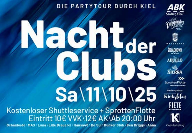 DIE 2. NACHT DER CLUBS IN KIEL!