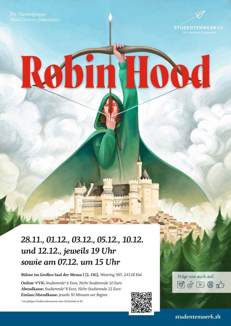 UNI Kiel: Die Theatergruppe „Hood Couture“ präsentiert das Wintermärchen „Robin Hood“